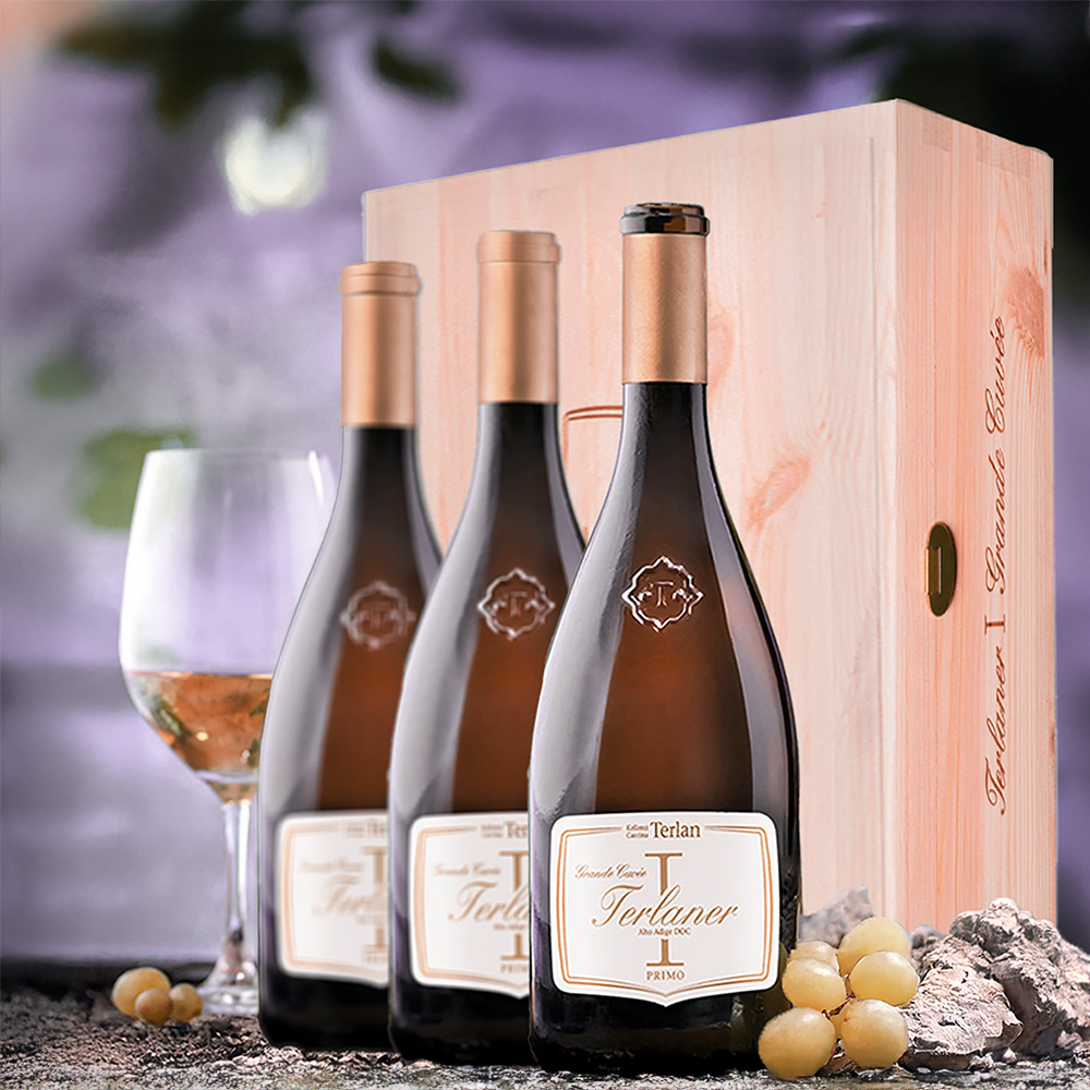 3er-Holzkiste Terlaner I Primo Grande Cuvée 2022