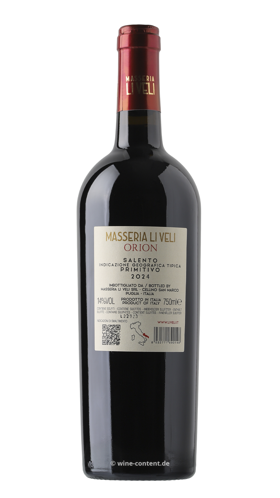 6er-Sparpaket Primitivo Salento 2024 Orion