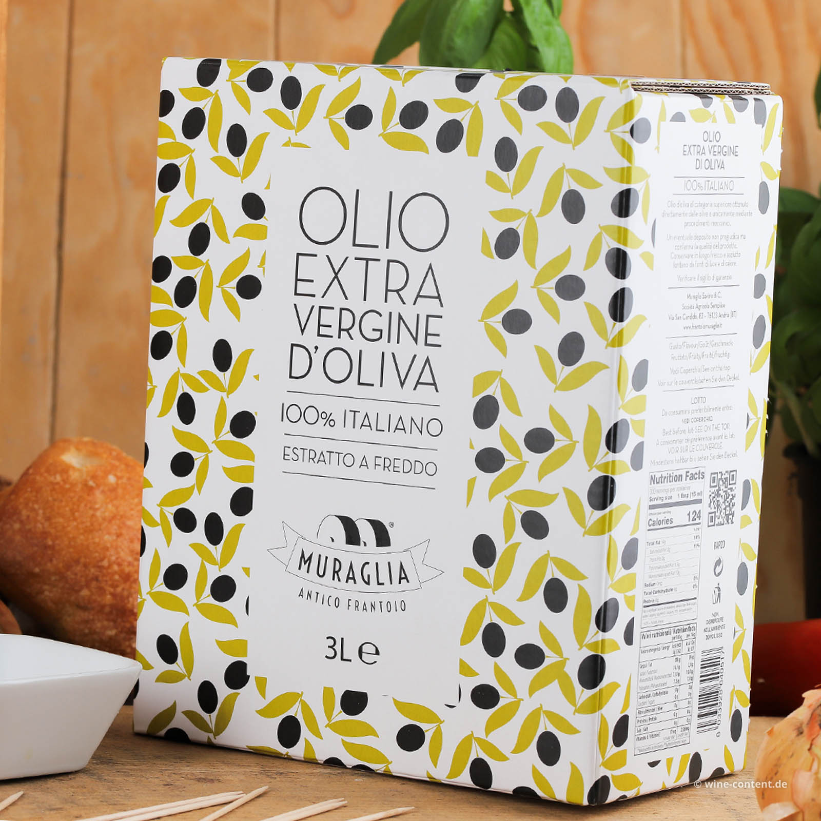 3 L Olivenöl Extra Vergine 2025 Fruttato Intenso Bag in Box