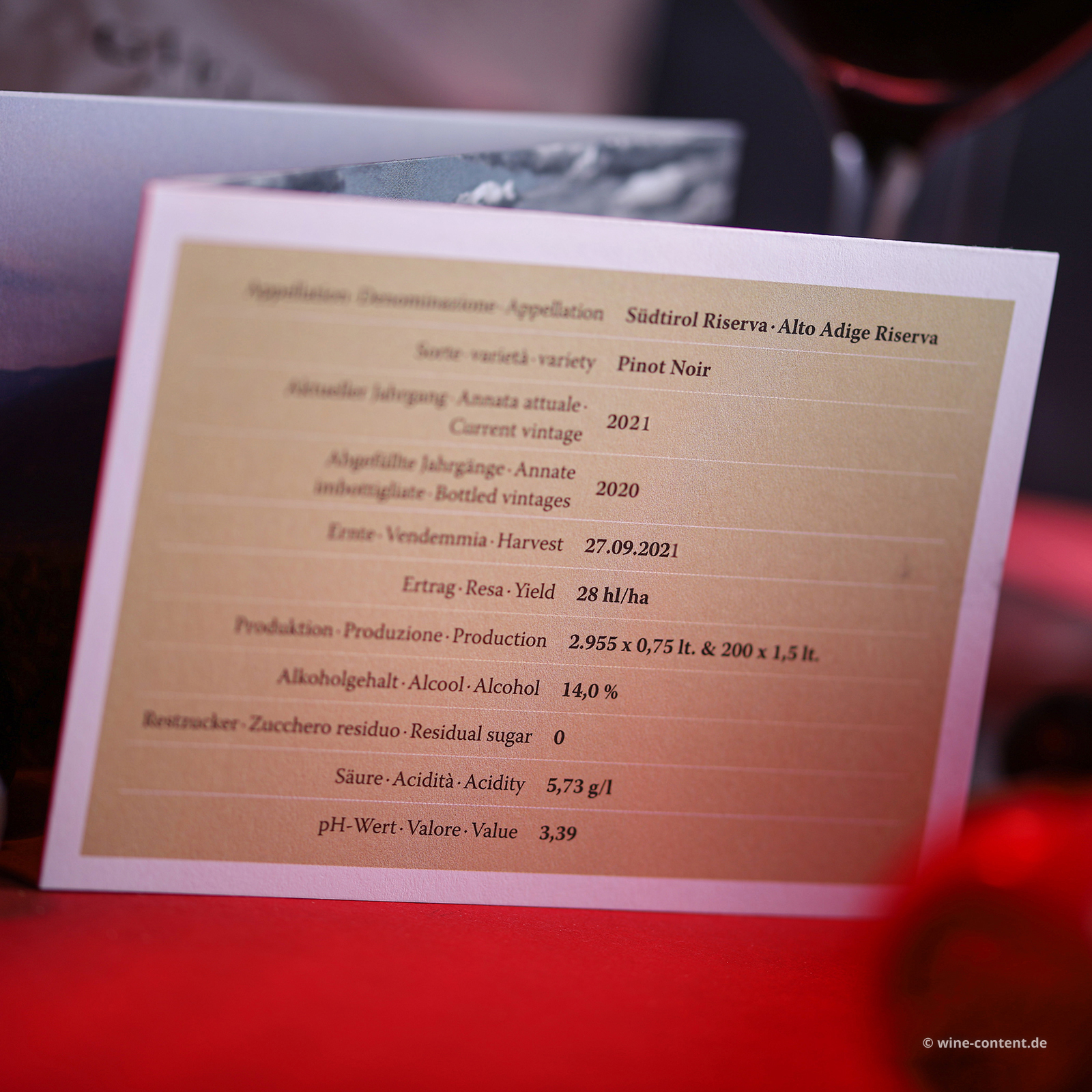 Pinot Noir Riserva 2021 Curlan