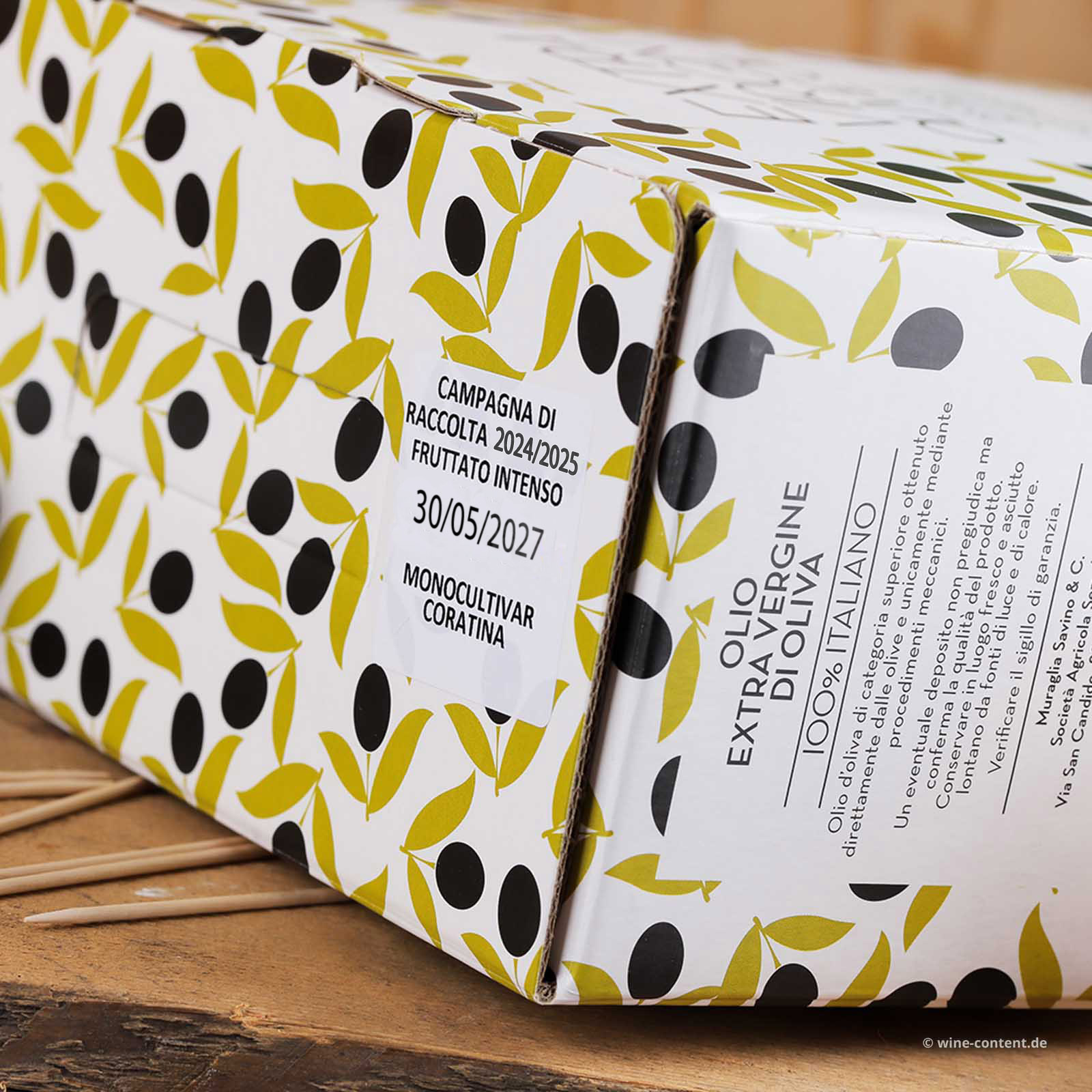 3 L Olivenöl Extra Vergine 2025 Fruttato Intenso Bag in Box