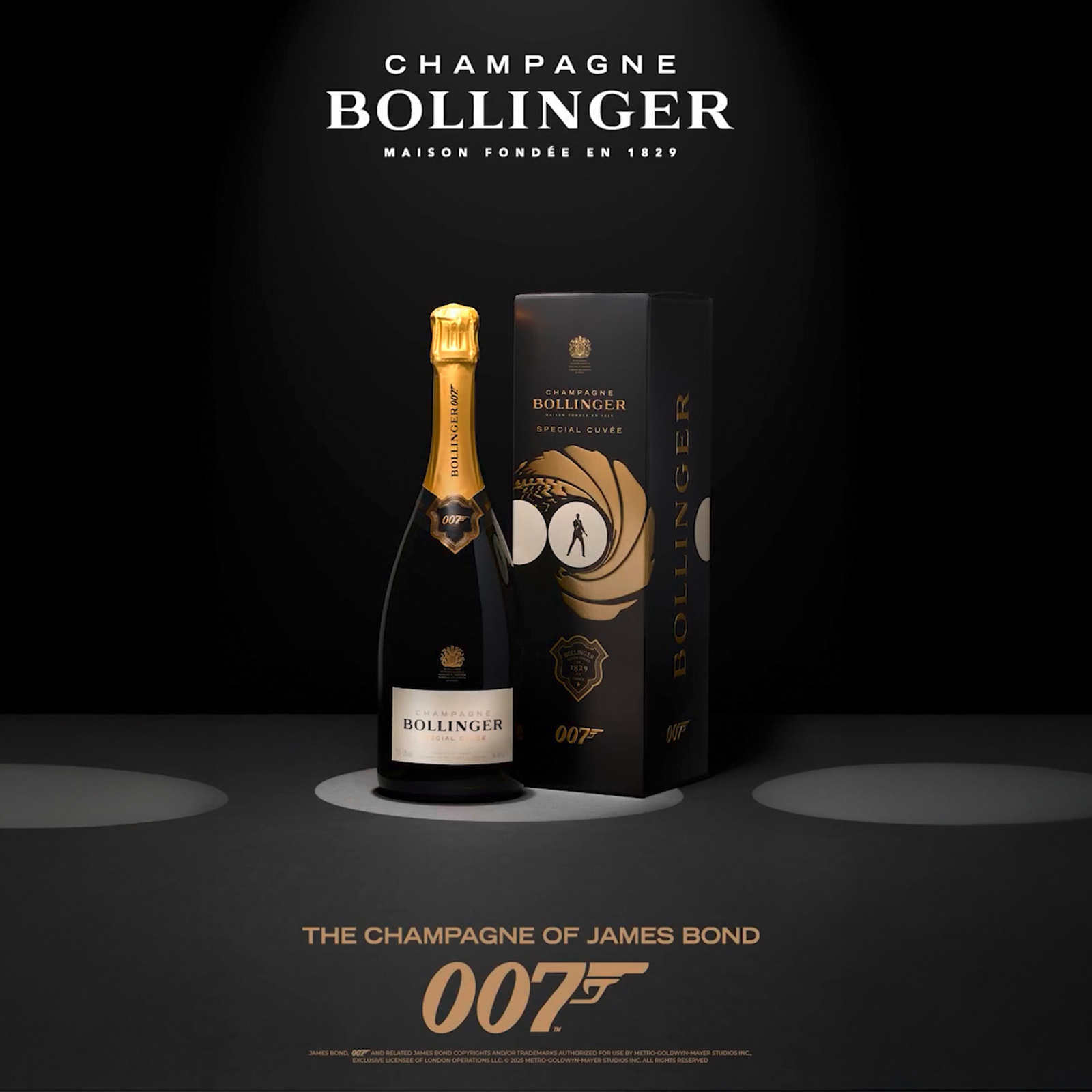 Champagner Special Cuvée Brut Limited Edition James Bond 007